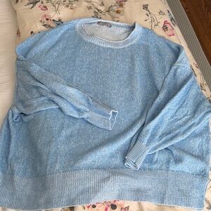 J.Crew Light Blue Knit Sweater